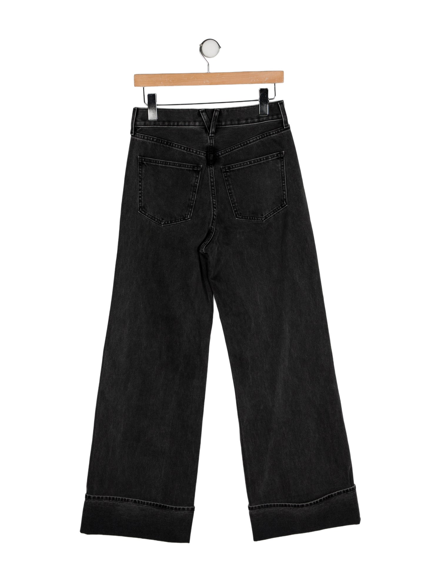 Veronica Beard High-Rise Wide Leg Jeans