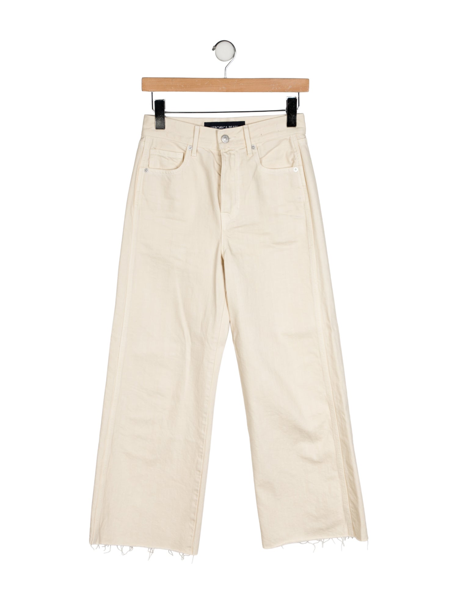 Veronica Beard High-Rise Wide Leg Jeans