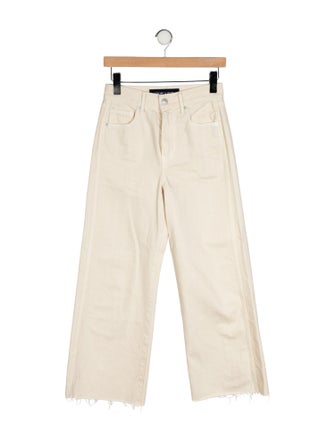 Veronica Beard High-Rise Wide Leg Jeans