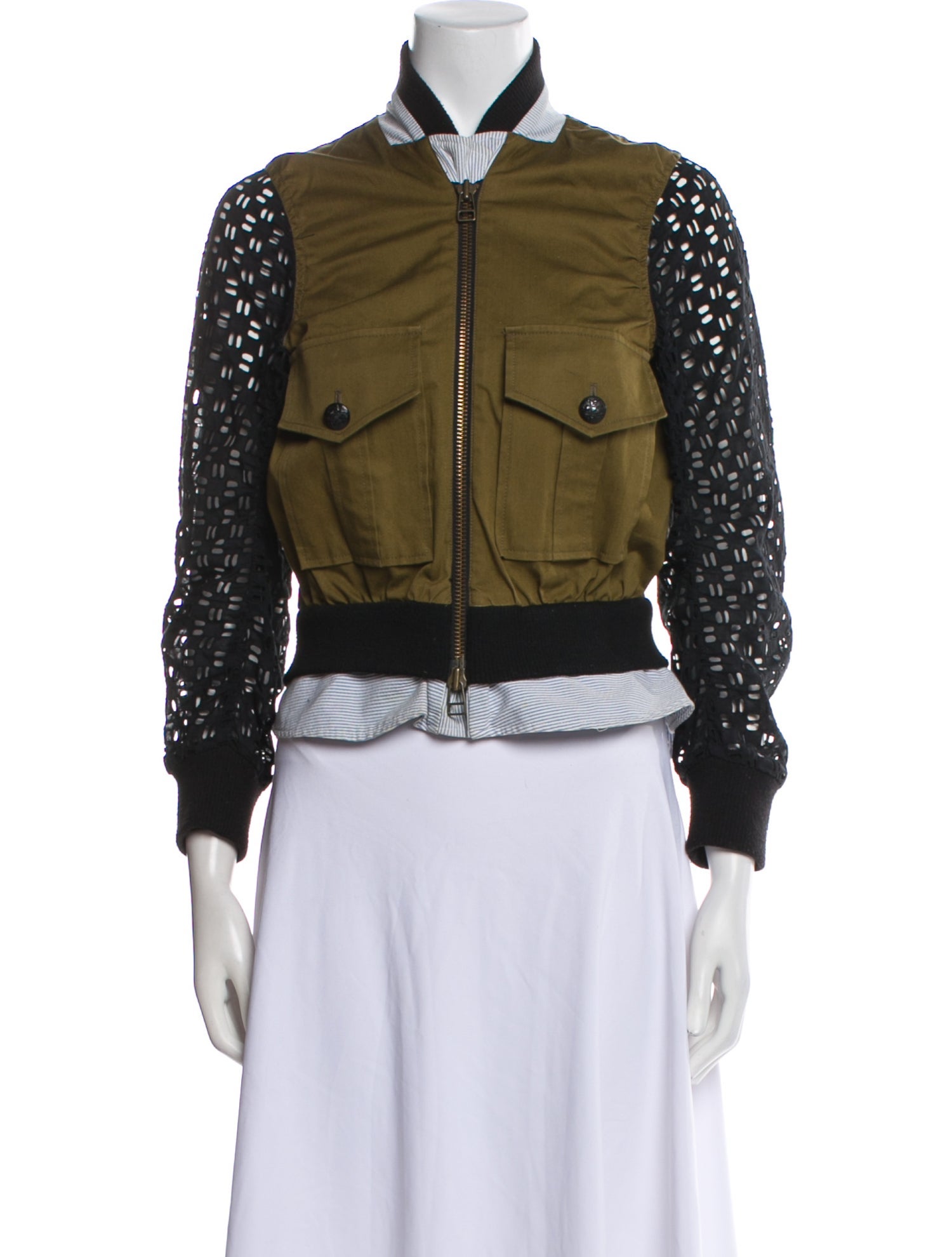 Veronica Beard Printed Bomber Jacket