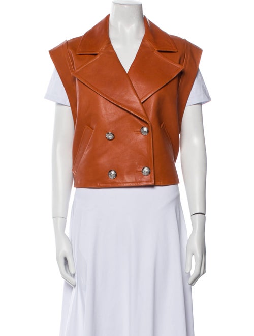 Veronica Beard Leather Vest