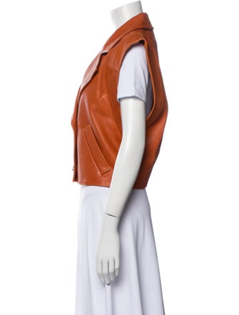 Veronica Beard Leather Vest