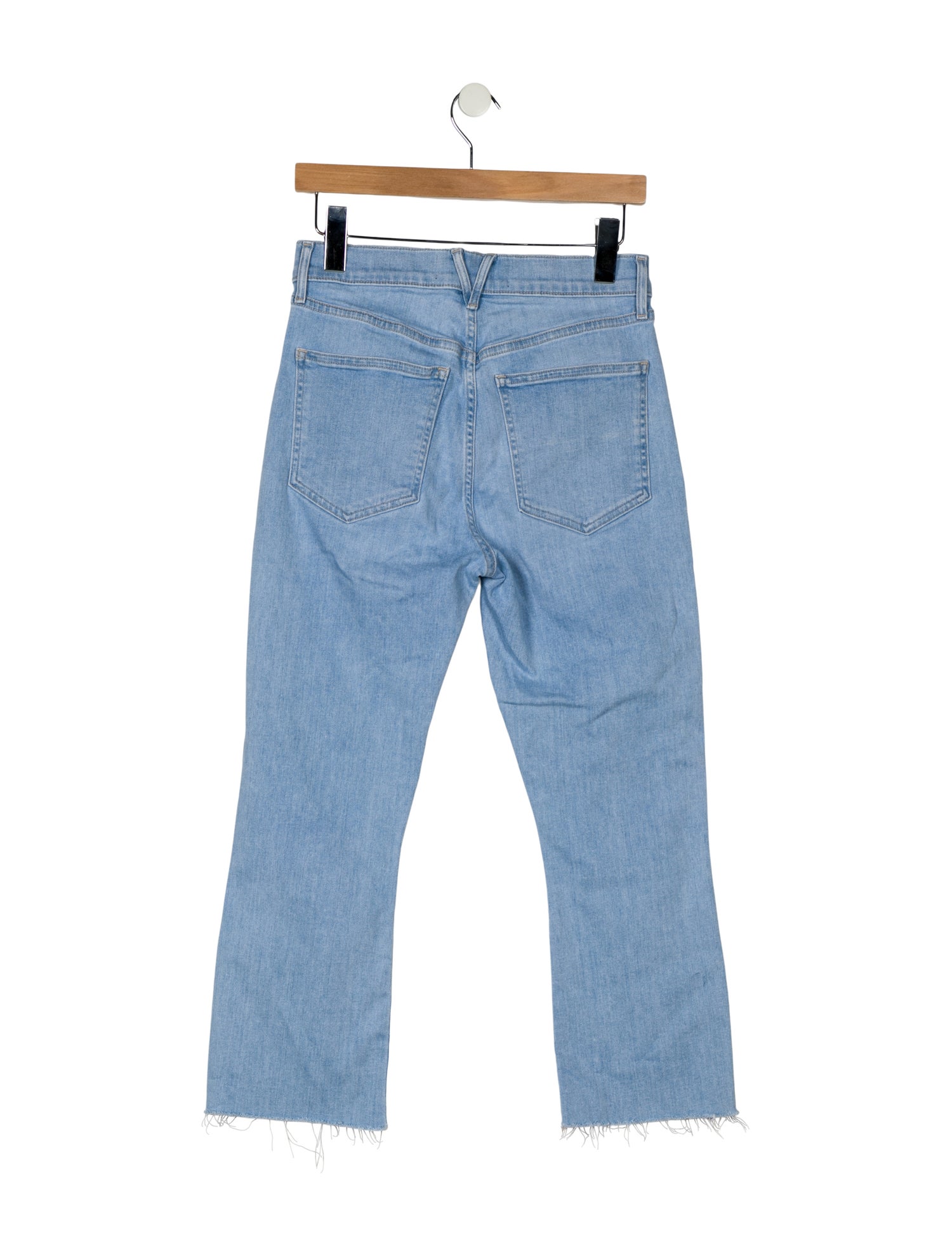 Veronica Beard High-Rise Straight Leg Jeans