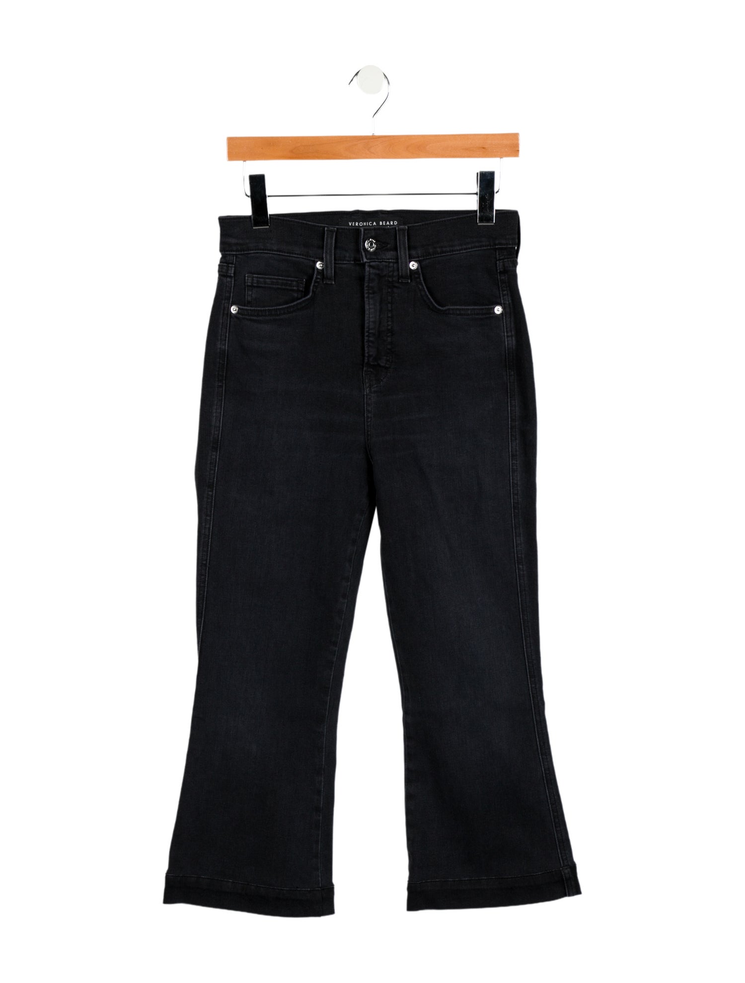 Veronica Beard High-Rise Wide Leg Jeans