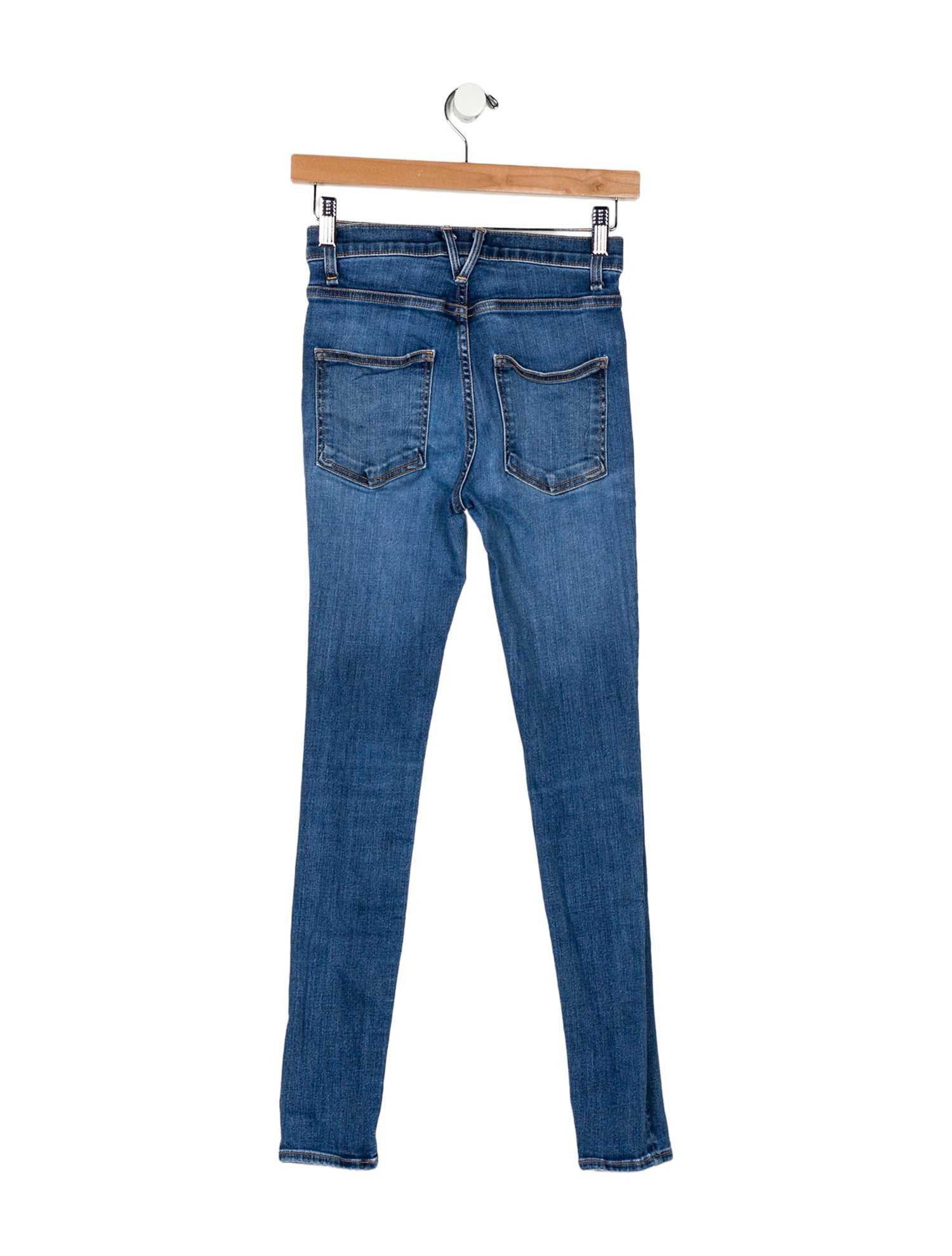 Veronica Beard Mid-Rise Skinny Leg Jeans