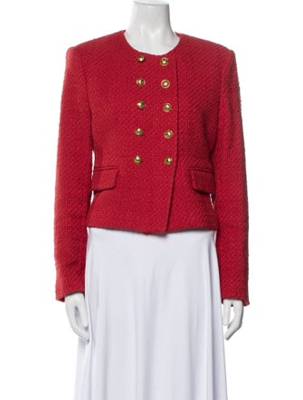 Veronica Beard Tweed Pattern Evening Jacket