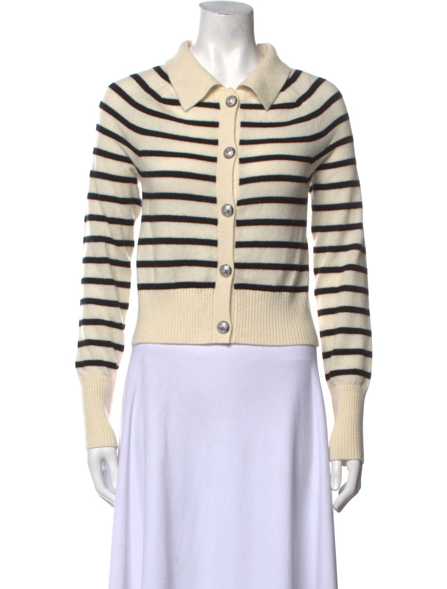 Veronica Beard Cashmere Striped Sweater