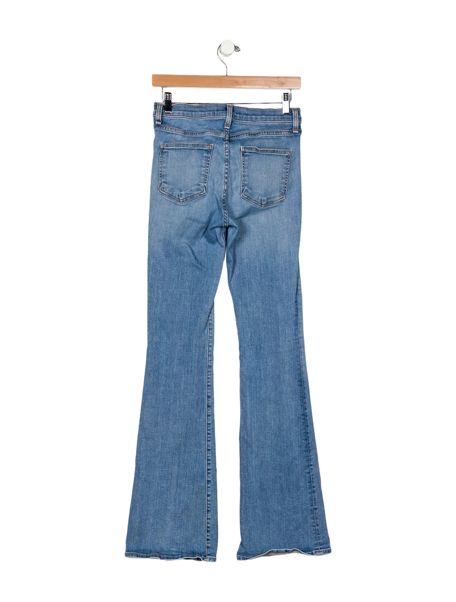 Veronica Beard Mid-Rise Straight Leg Jeans