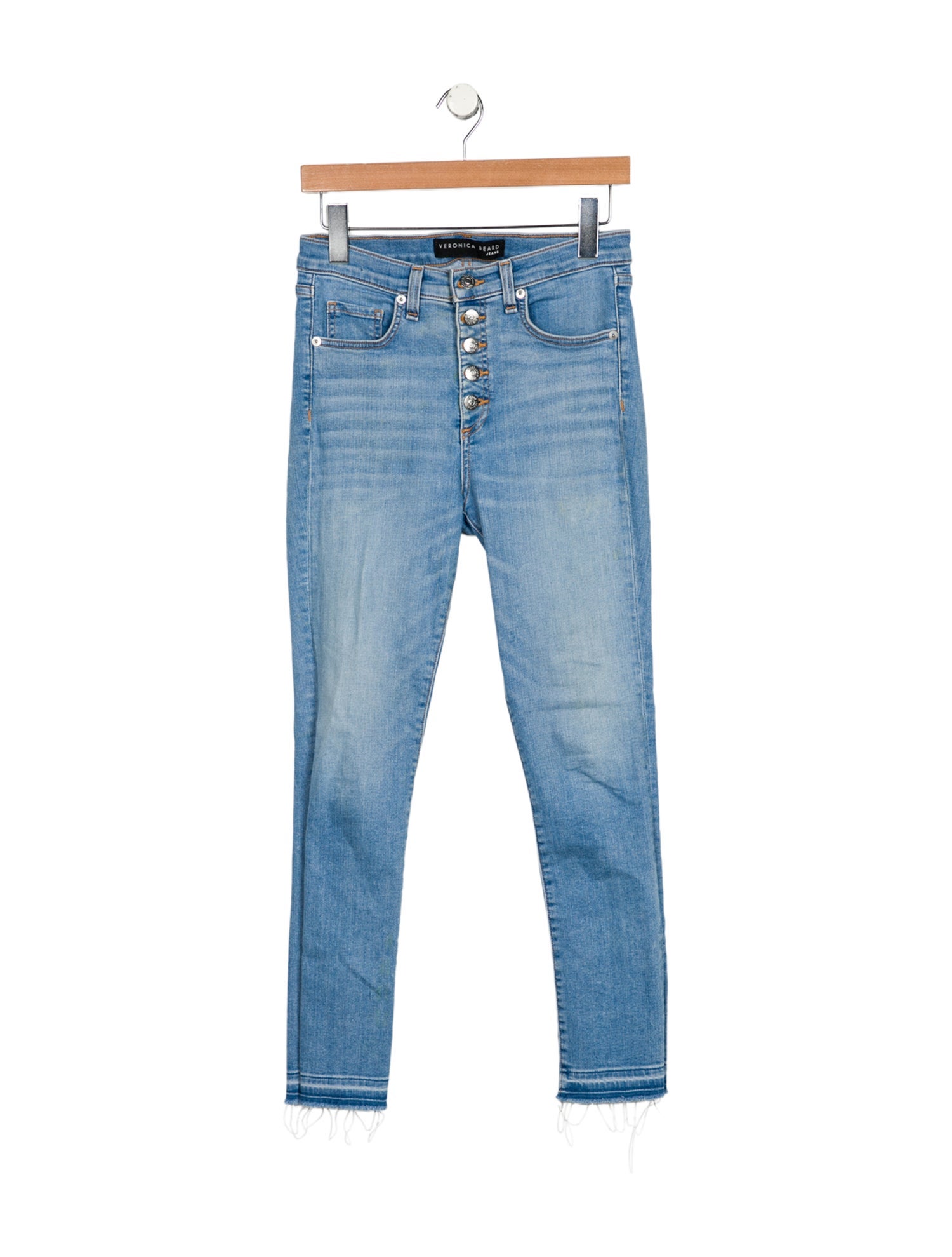 Veronica Beard Mid-Rise Skinny Leg Jeans