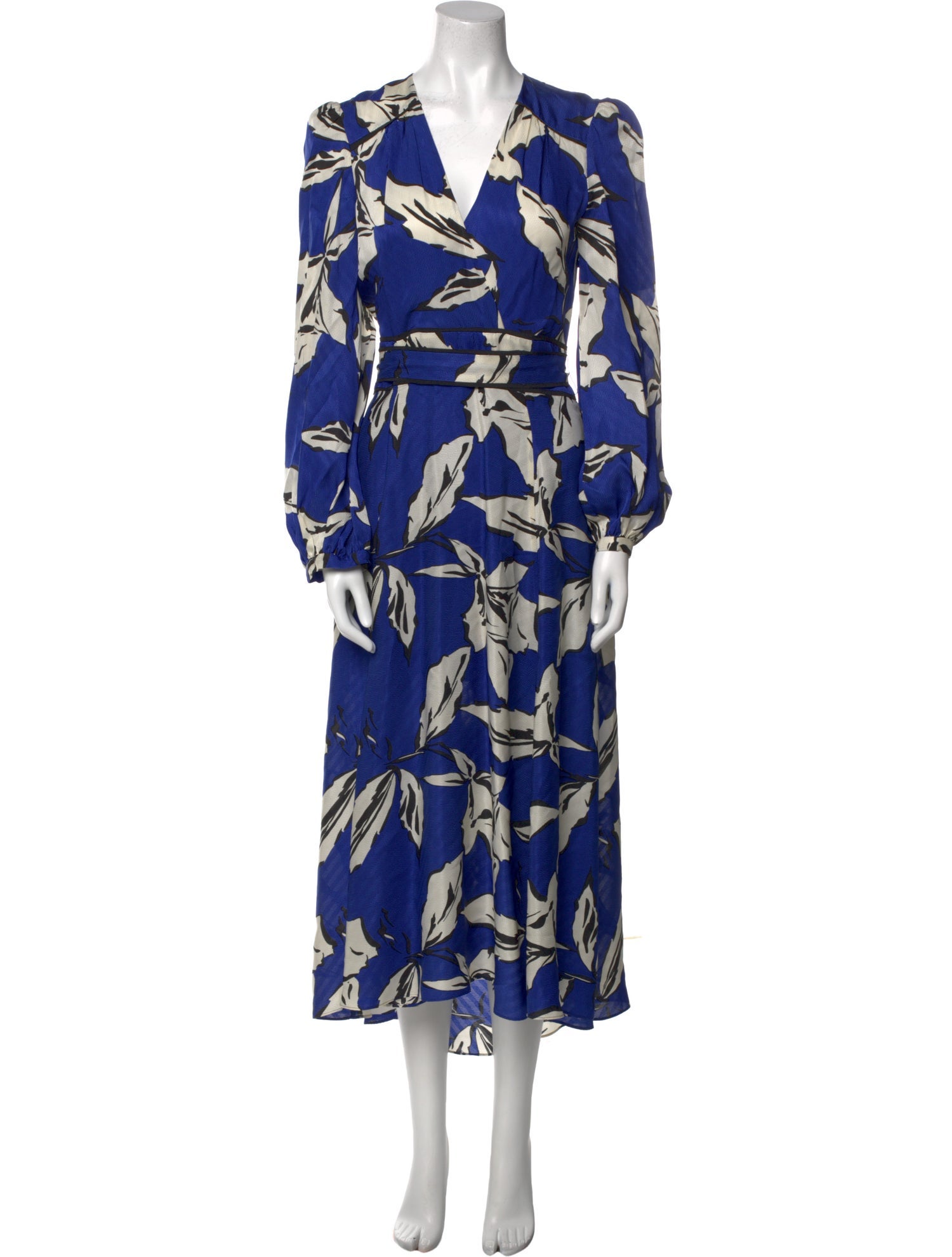 Veronica Beard Floral Print Long Dress