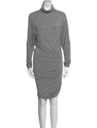 Veronica Beard Turtleneck Knee-Length Dress