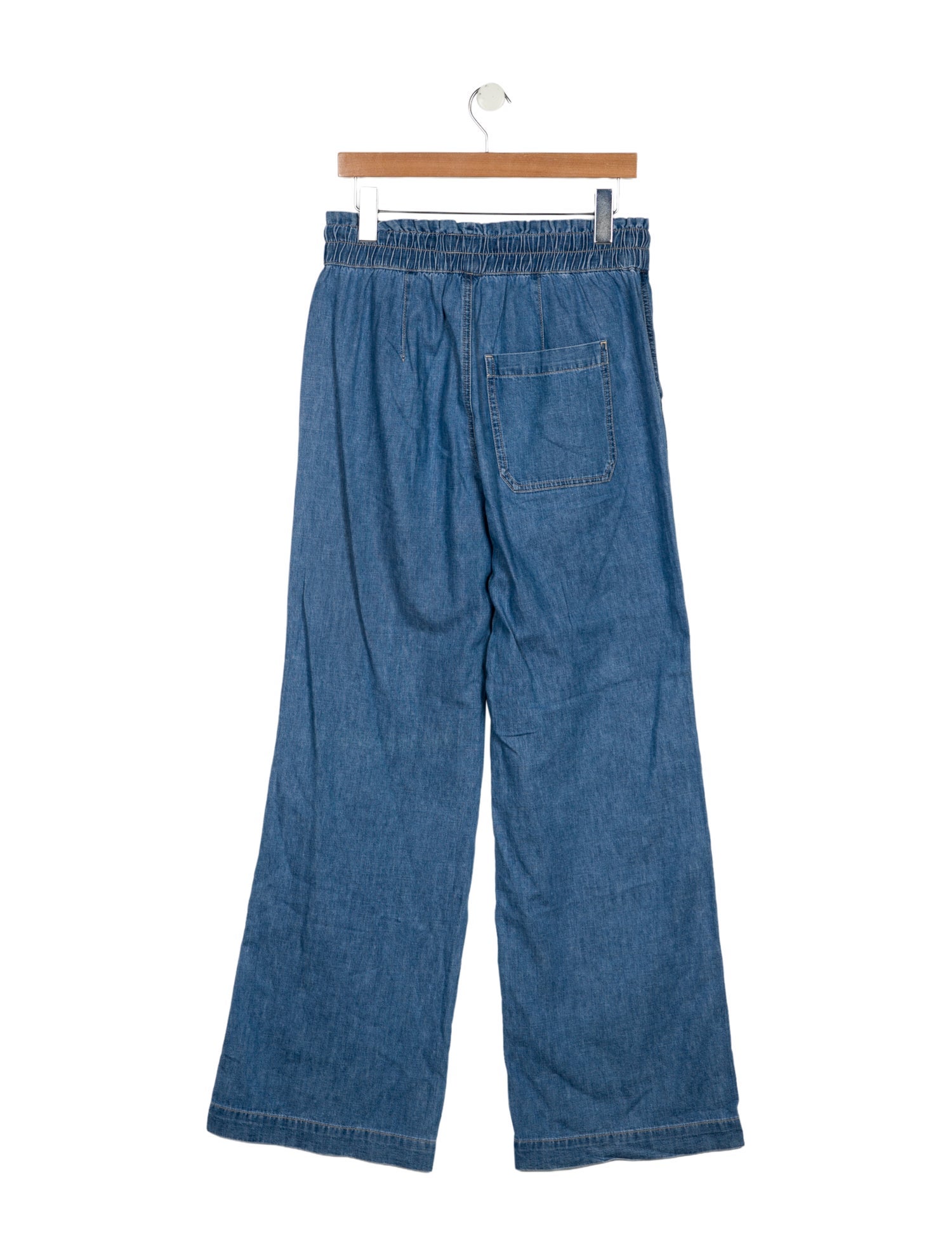 Veronica Beard High-Rise Wide Leg Jeans