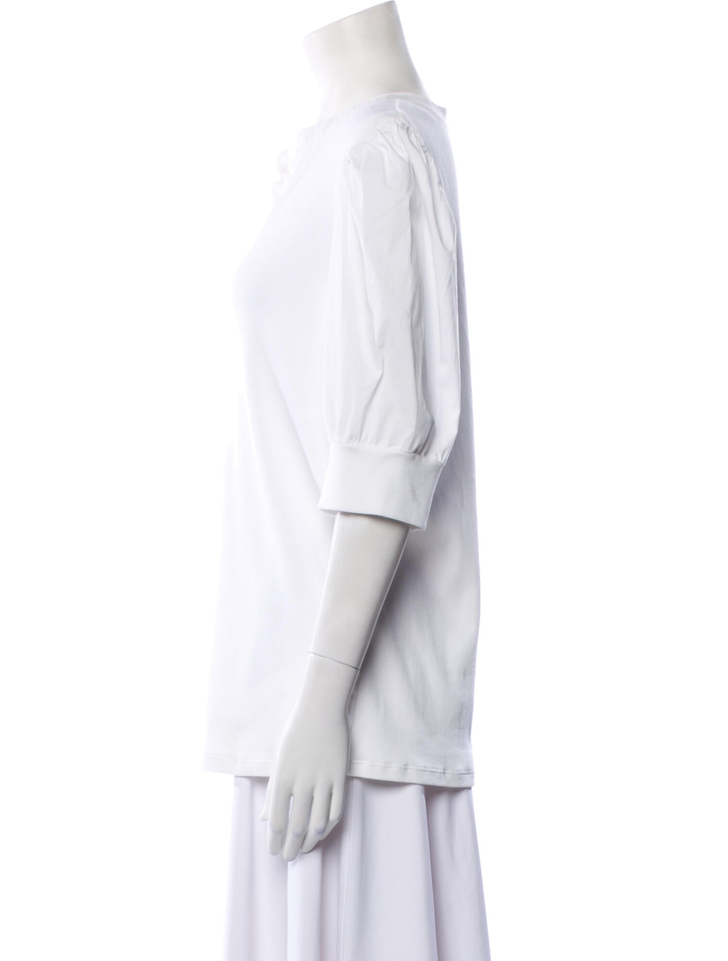 Veronica Beard V-Neck Three-Quarter Sleeve Tunic