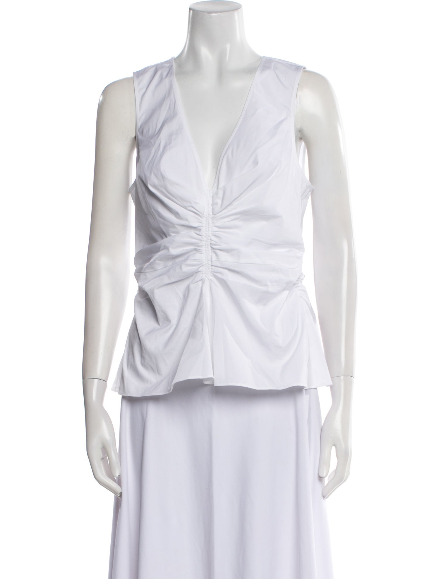 Veronica Beard V-Neck Sleeveless Top