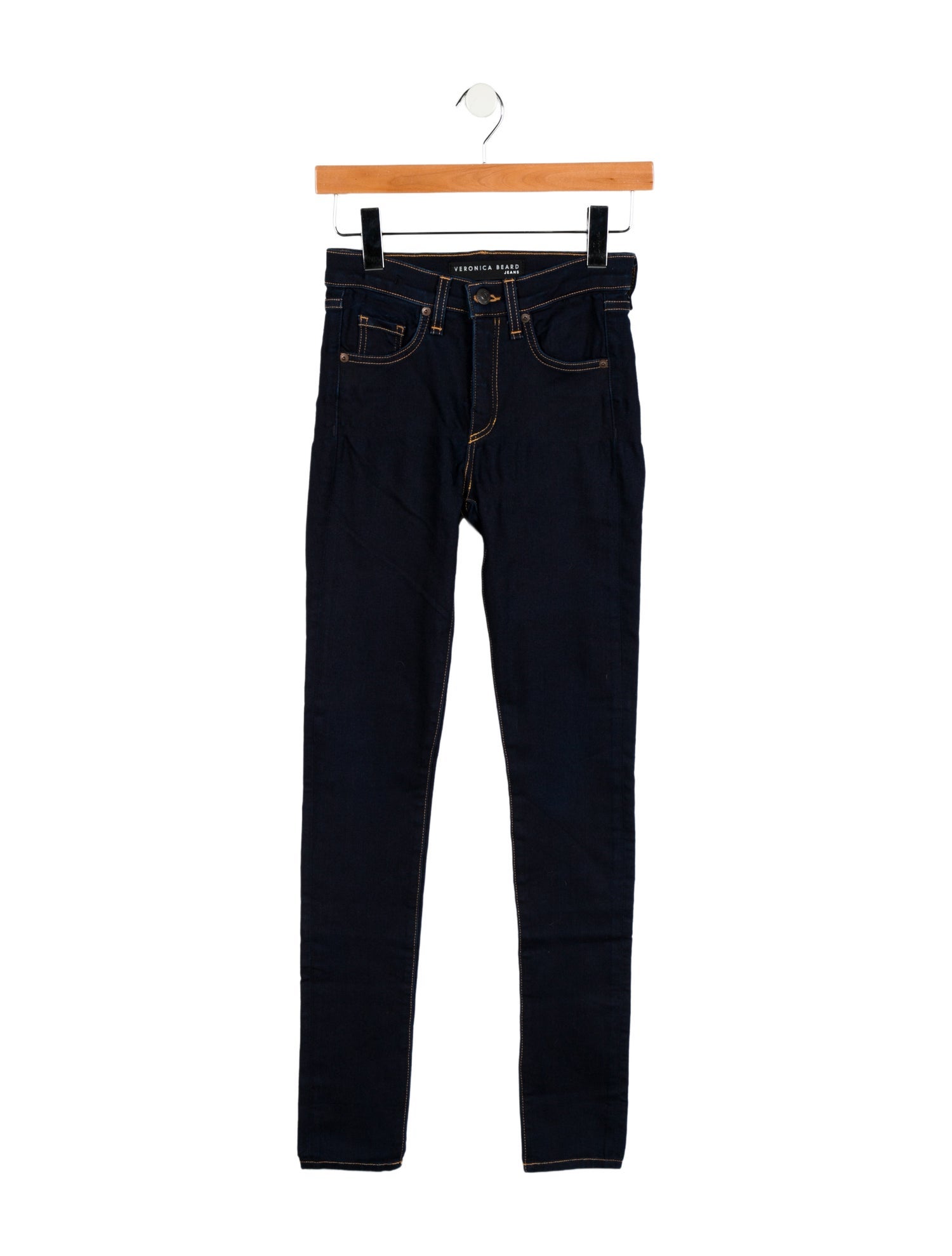 Veronica Beard Mid-Rise Skinny Leg Jeans