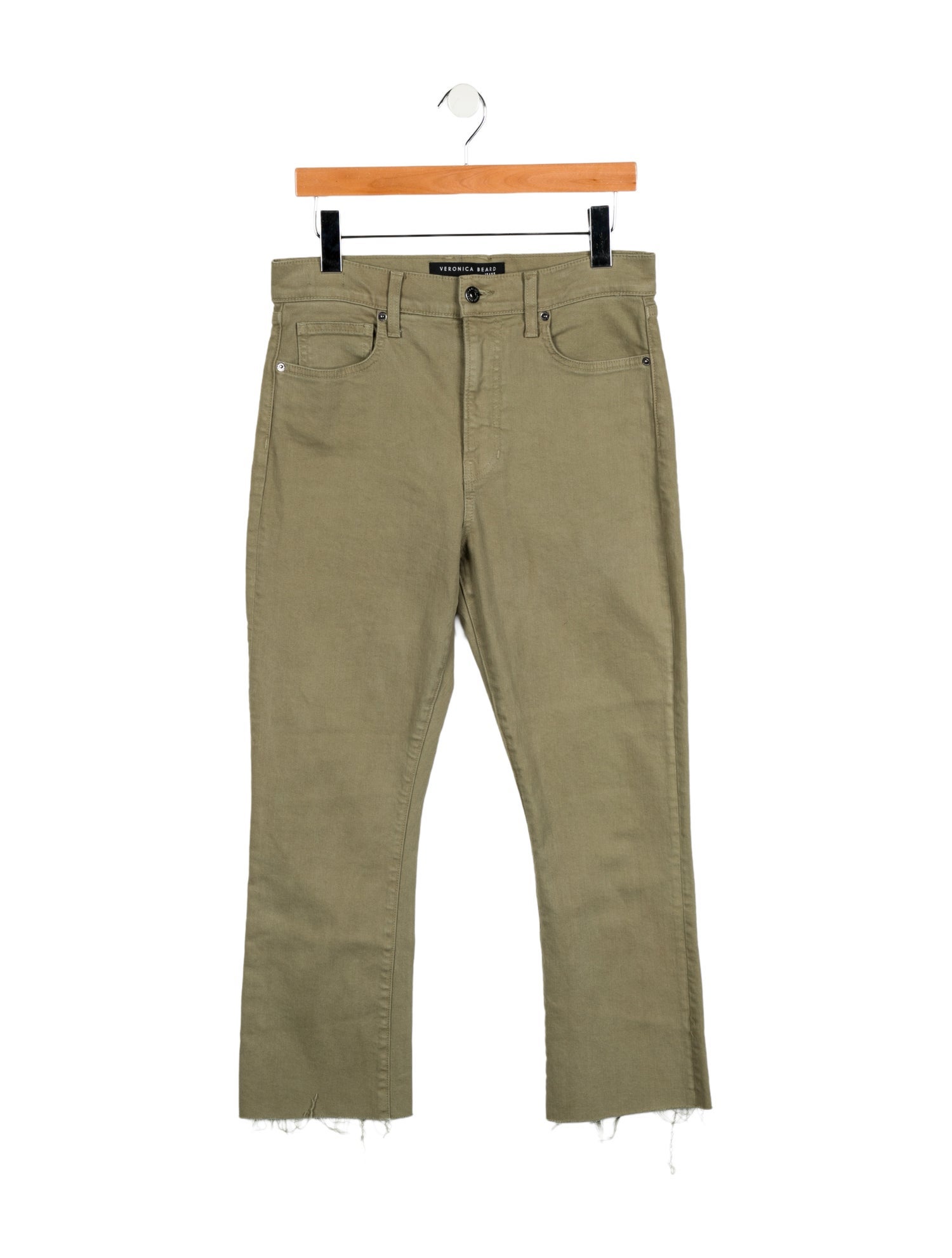 Veronica Beard High-Rise Straight Leg Jeans