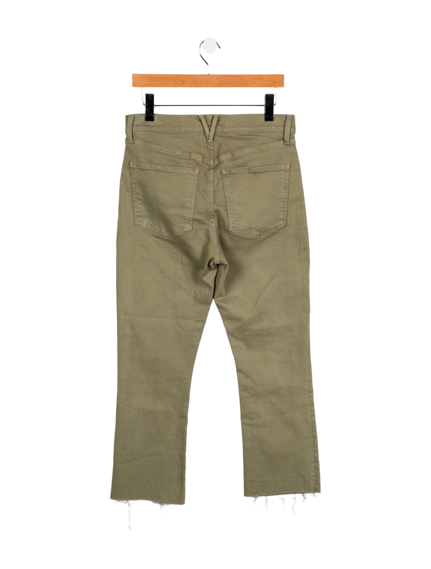 Veronica Beard High-Rise Straight Leg Jeans