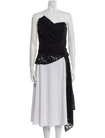 Veronica Beard One-Shoulder Sleeveless Tunic