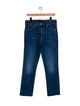 Veronica Beard High-Rise Straight Leg Jeans