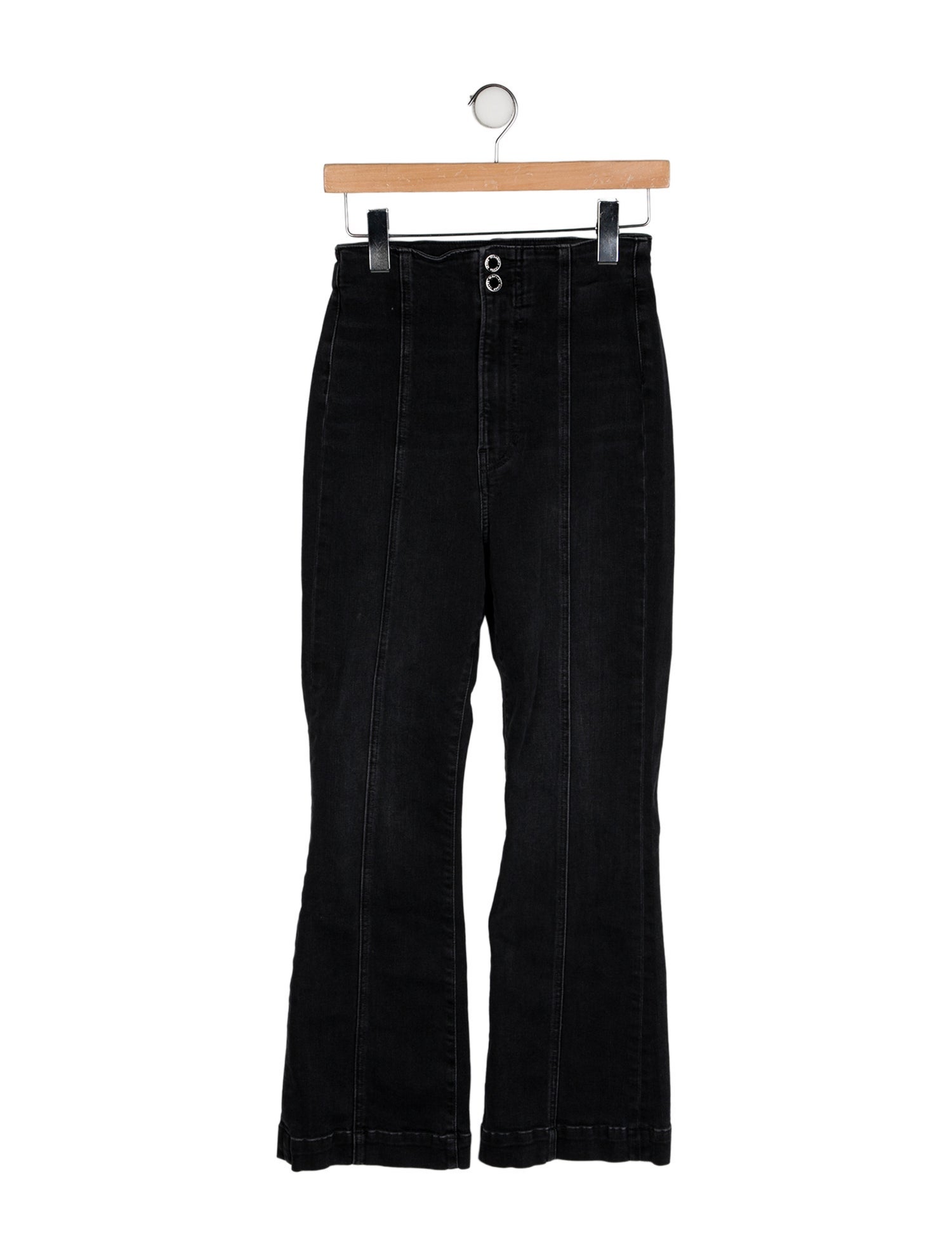 Veronica Beard High-Rise Wide Leg Jeans