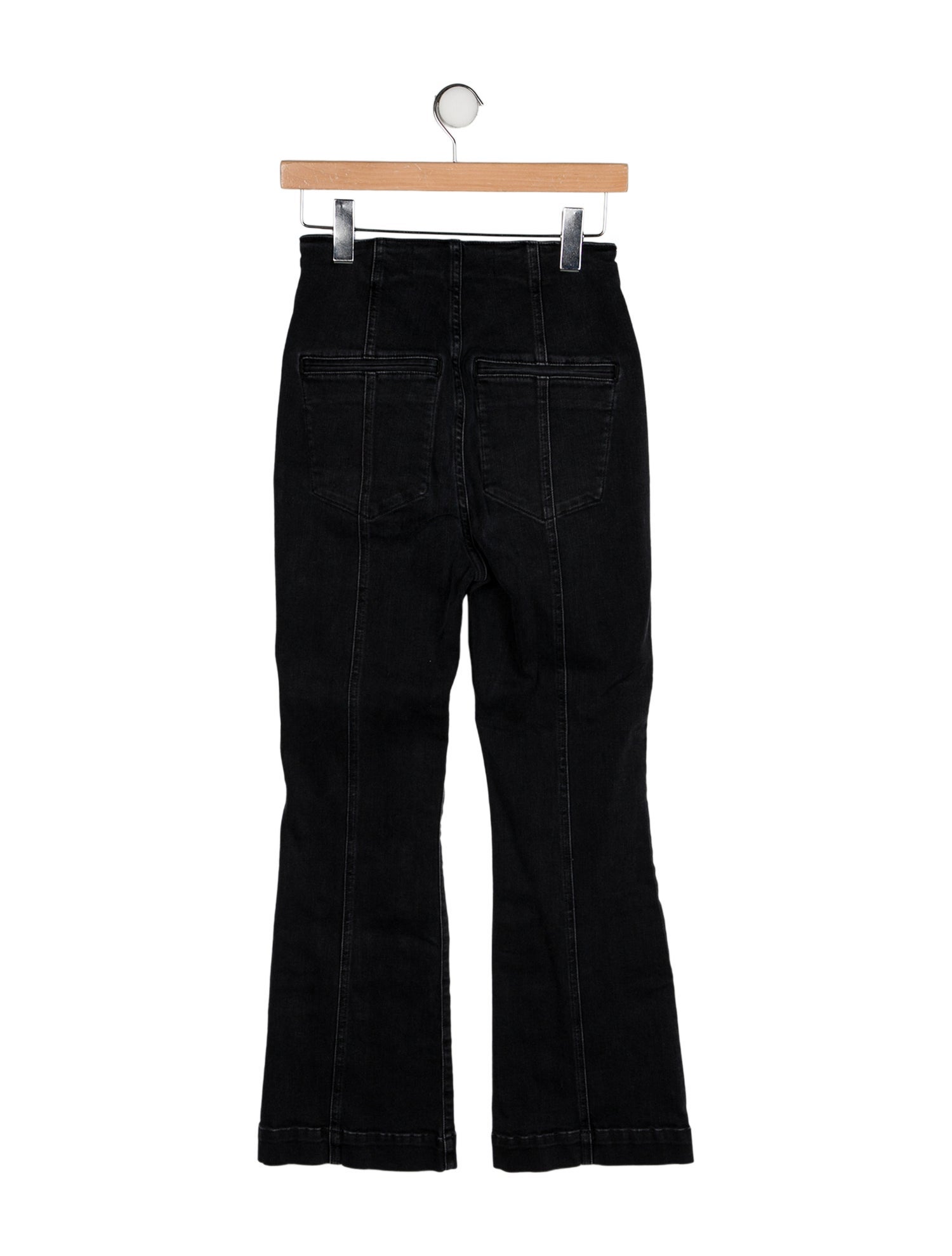 Veronica Beard High-Rise Wide Leg Jeans