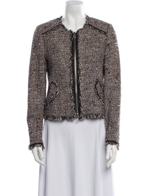 Veronica Beard Tweed Pattern Evening Jacket