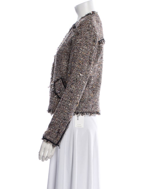 Veronica Beard Tweed Pattern Evening Jacket