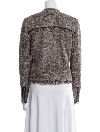 Veronica Beard Tweed Pattern Evening Jacket