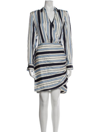 Veronica Beard Striped Mini Dress