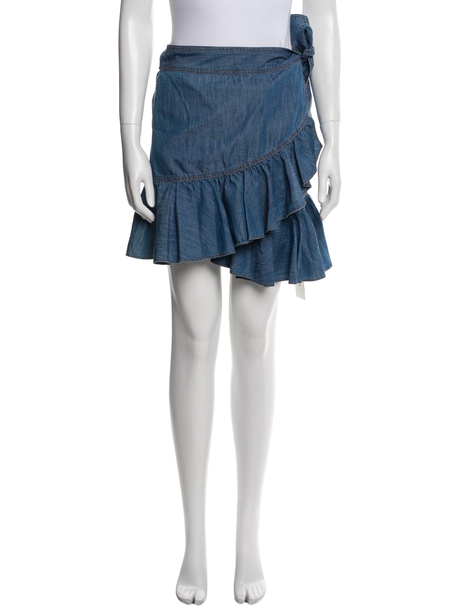 Veronica Beard Ruffle Embellishment Mini Skirt w/ Tags