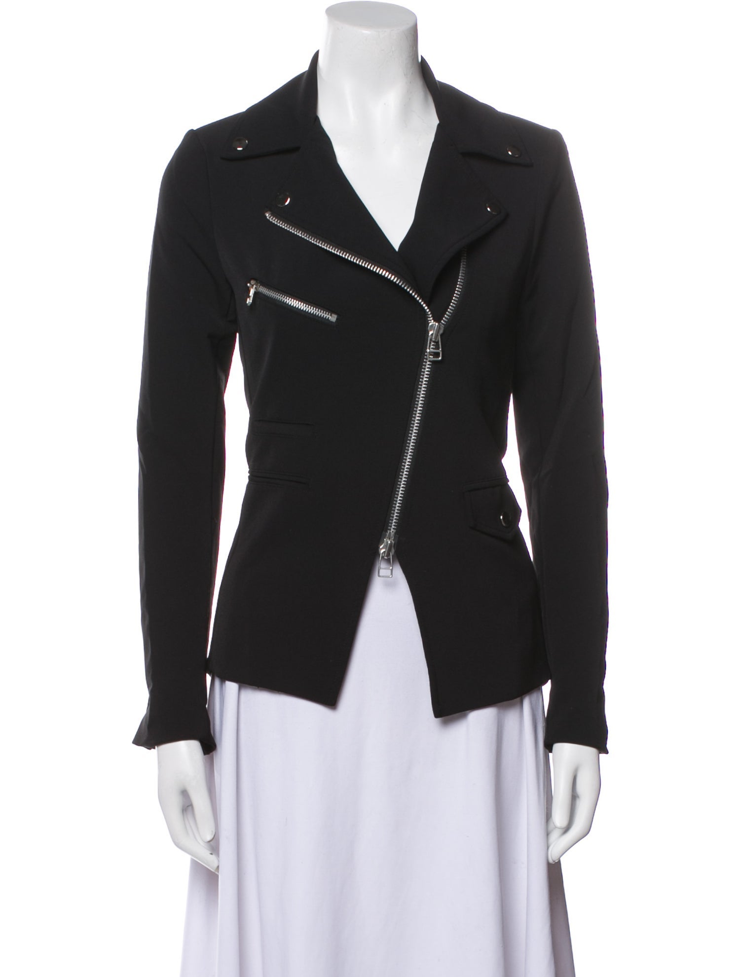 Veronica Beard Nylon Biker Jacket