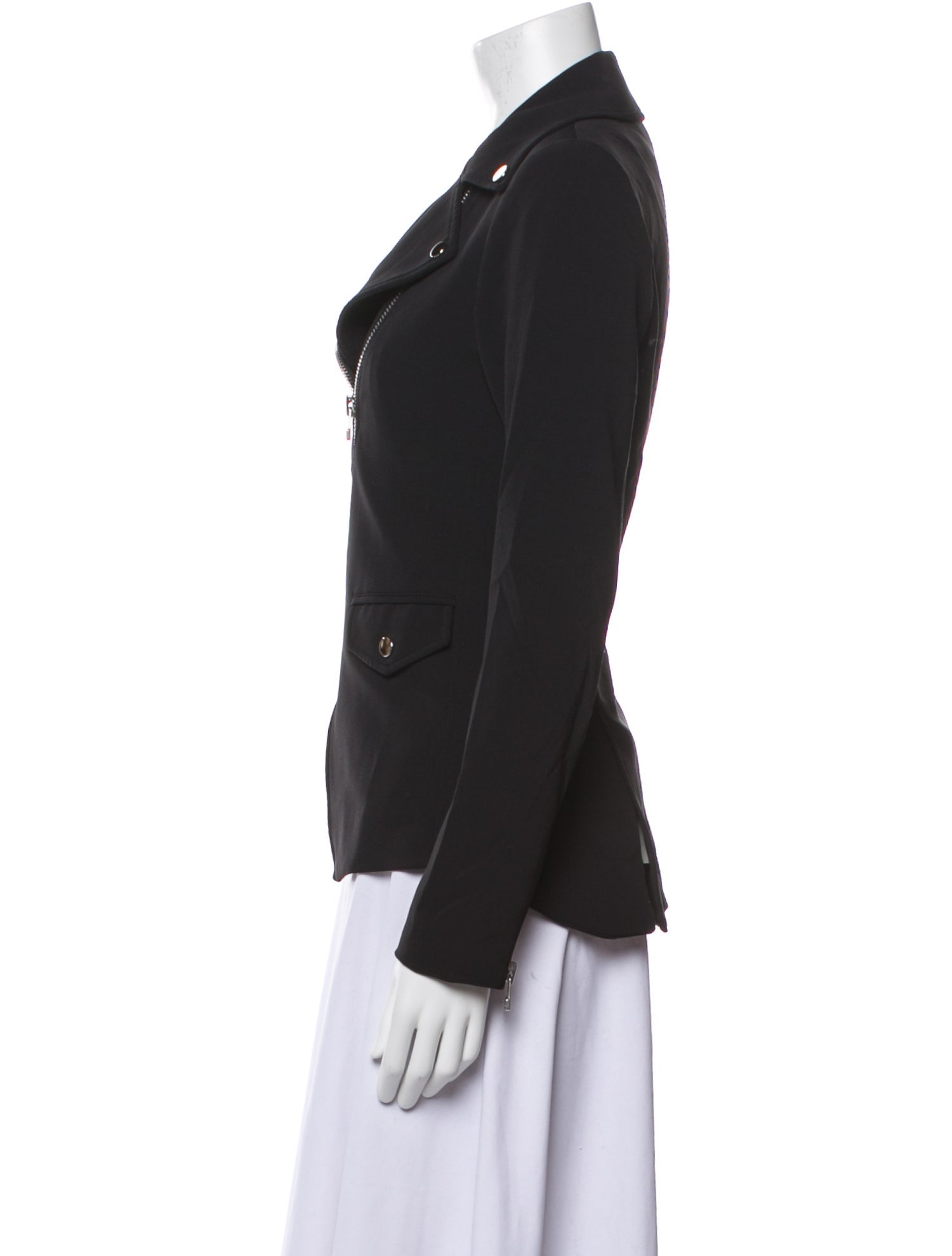 Veronica Beard Nylon Biker Jacket