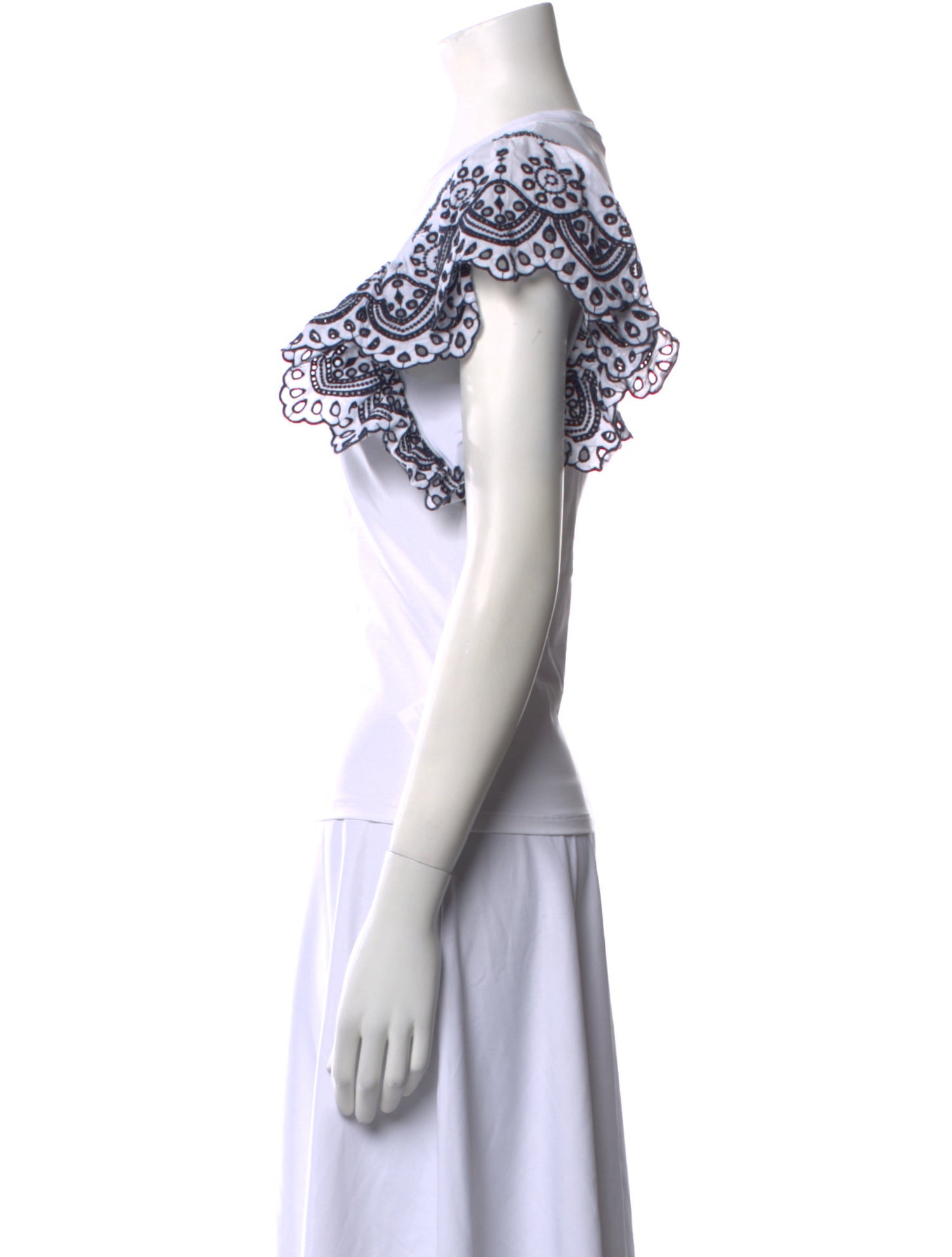 Veronica Beard Crew Neck Short Sleeve T-Shirt