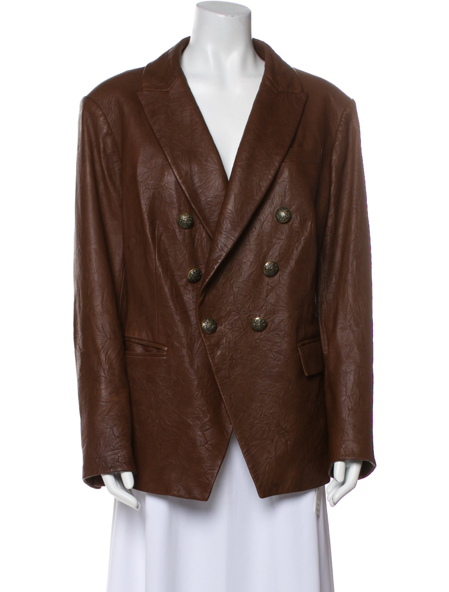 Veronica Beard Leather Blazer
