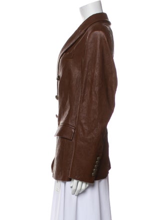 Veronica Beard Leather Blazer