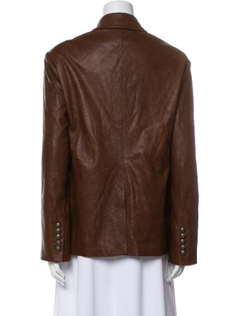 Veronica Beard Leather Blazer