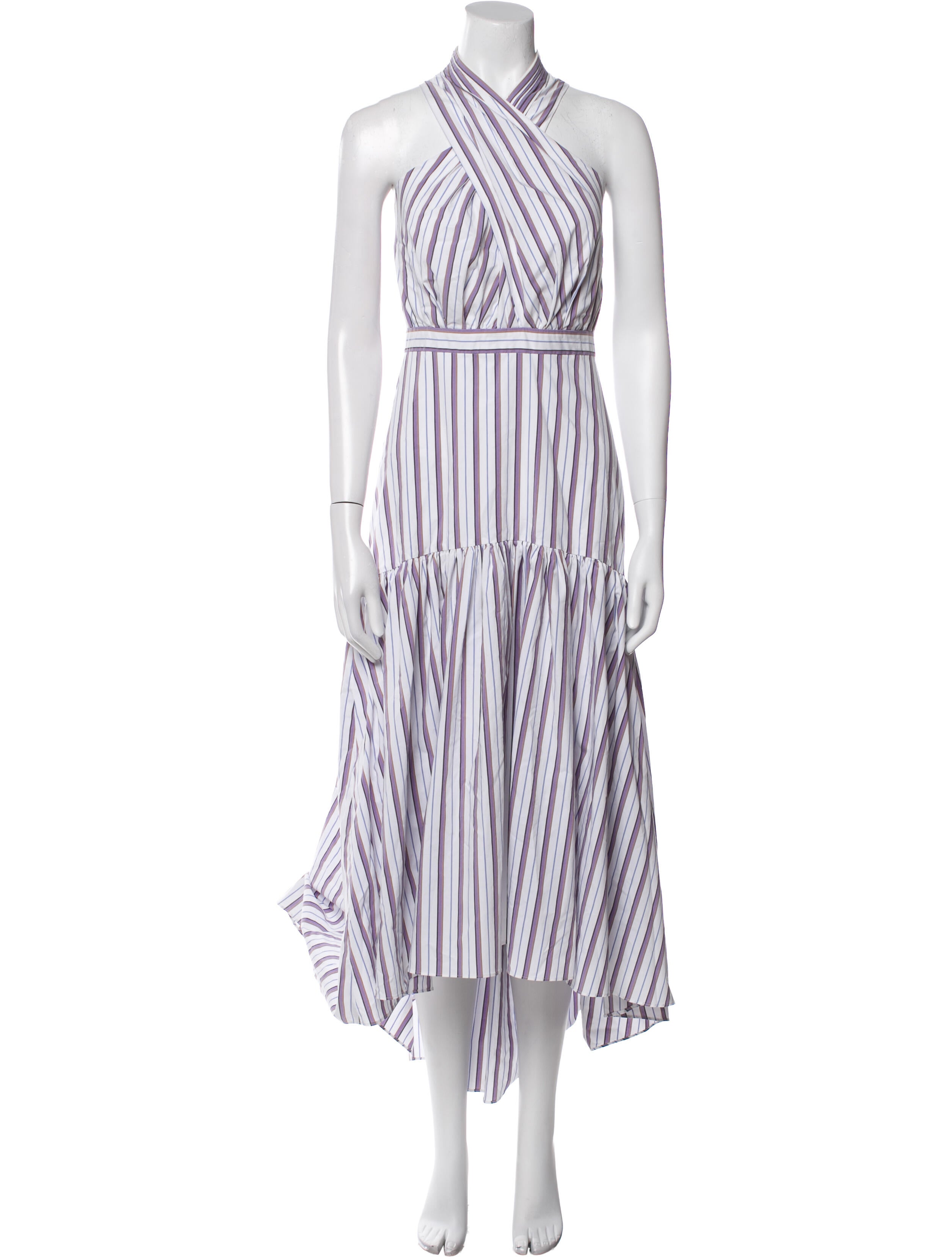 Veronica Beard Striped Long Dress