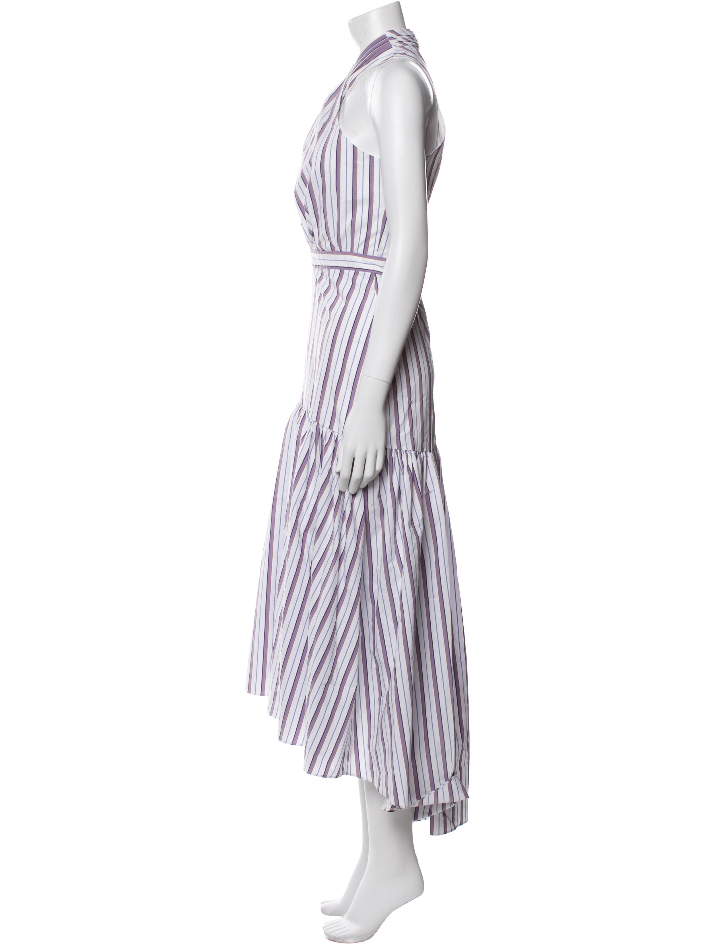 Veronica Beard Striped Long Dress