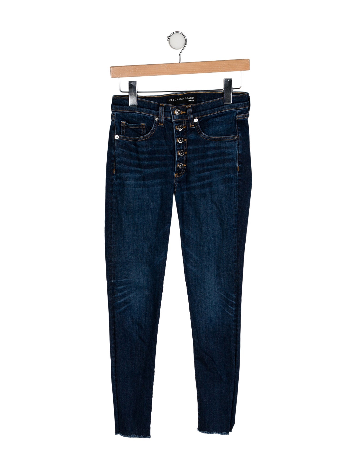 Veronica Beard Mid-Rise Skinny Leg Jeans