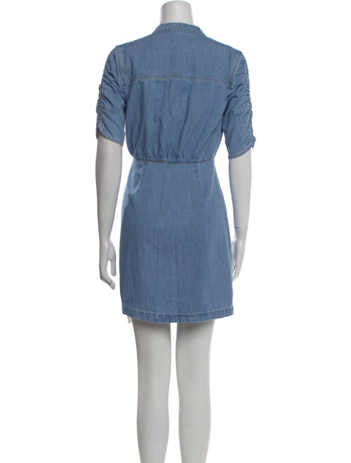 Veronica Beard V-Neck Mini Dress