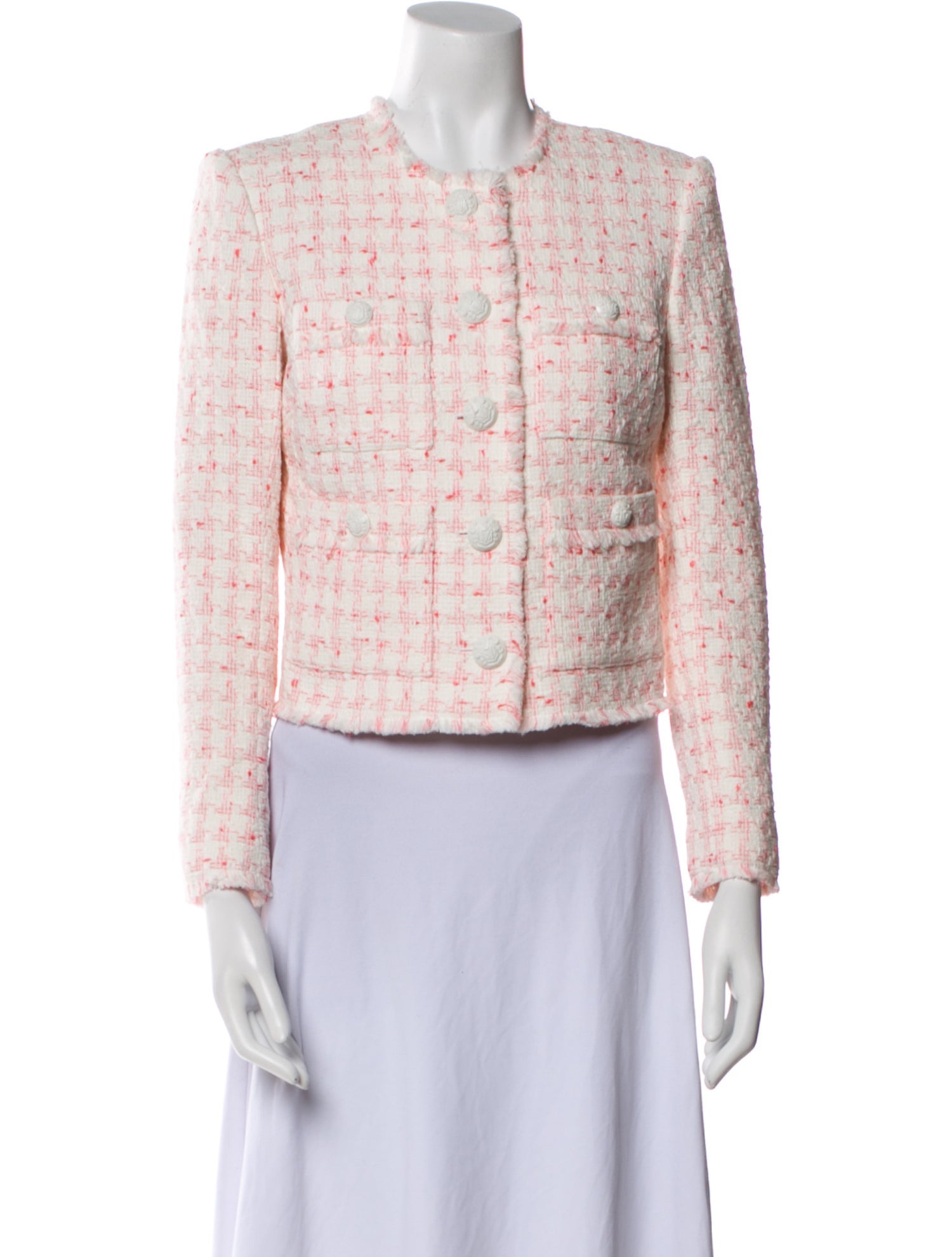 Veronica Beard Tweed Pattern Jacket