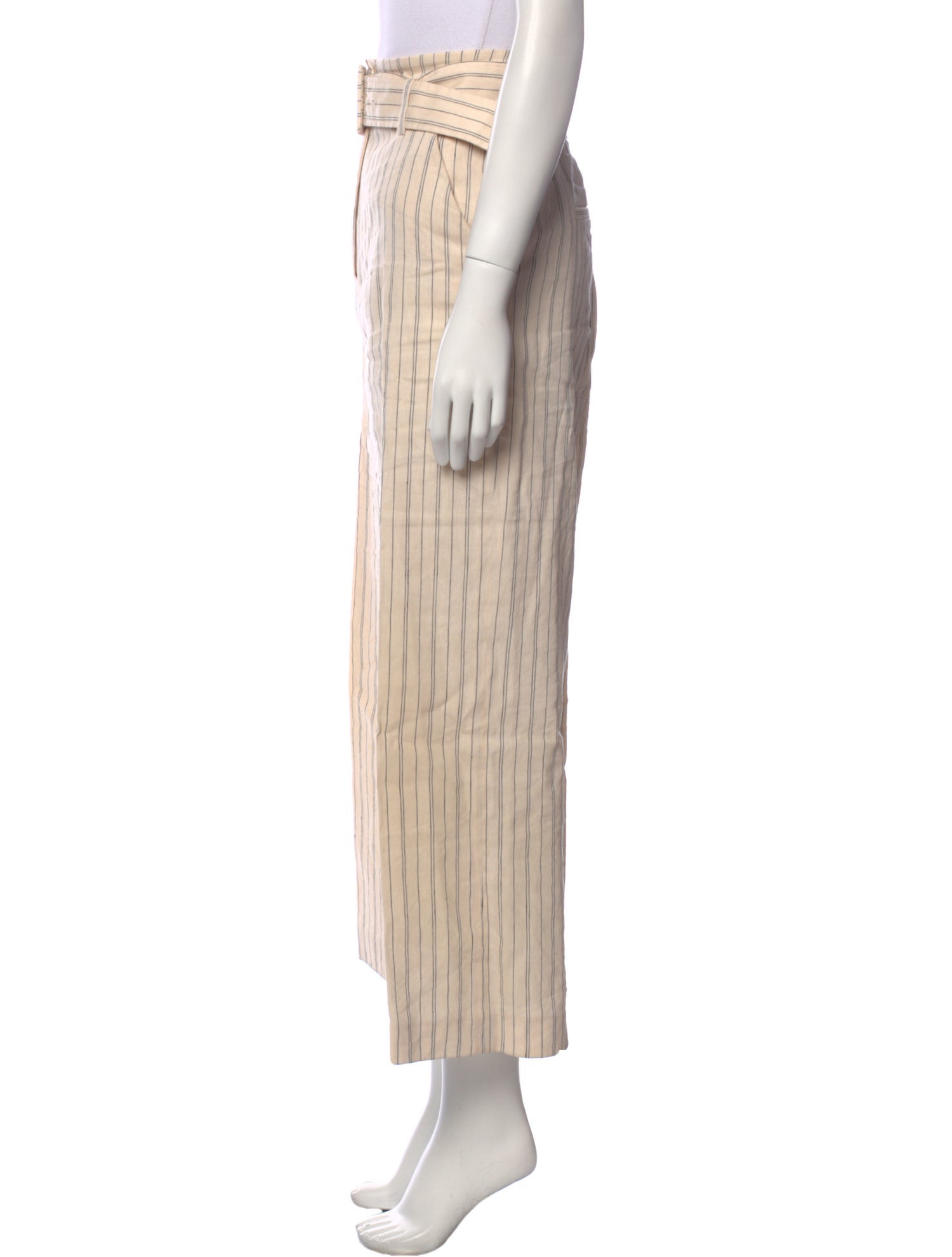 Veronica Beard Linen Wide Leg Pants