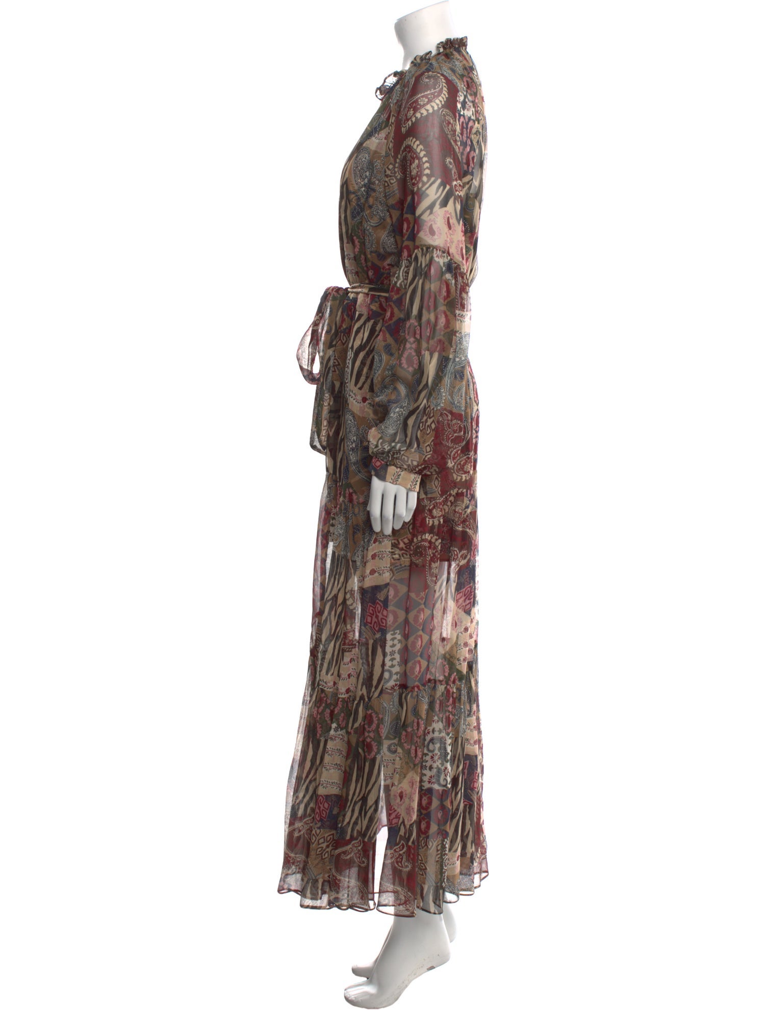 Veronica Beard Silk Long Dress