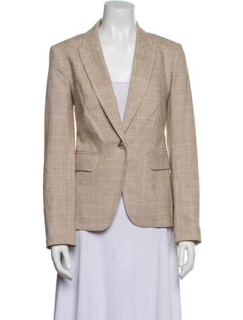 Veronica Beard Plaid Print Blazer