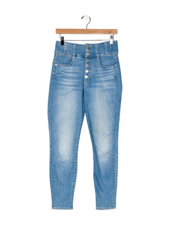 Veronica Beard High-Rise Skinny Leg Jeans