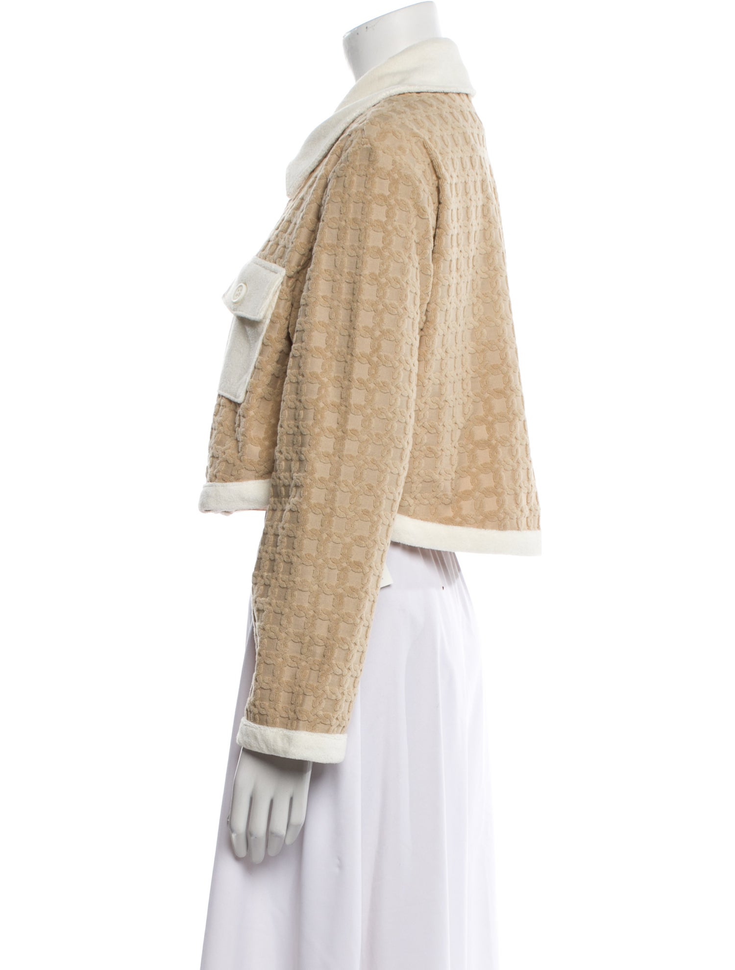 Veronica Beard Tweed Pattern Bolero