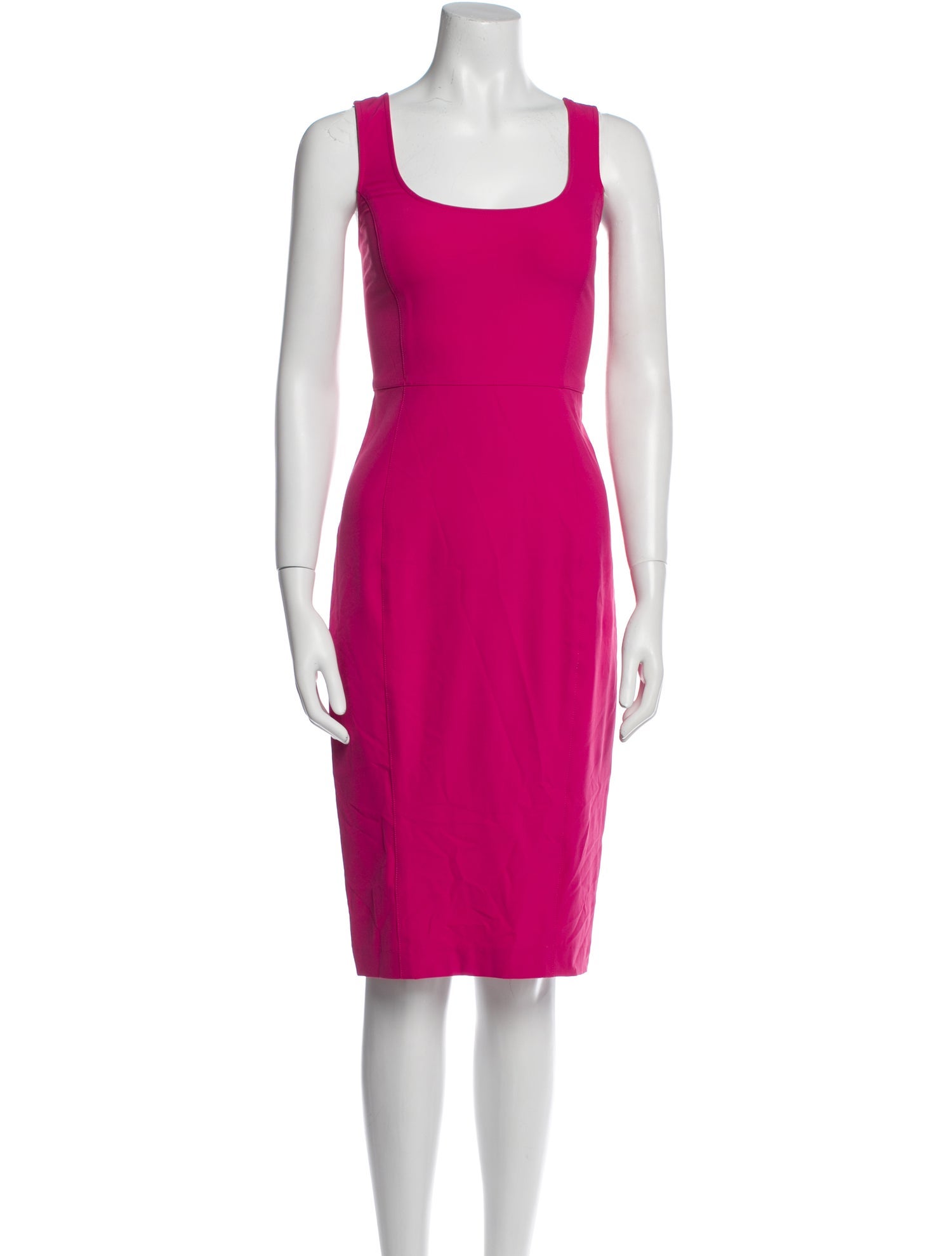 Veronica Beard Scoop Neck Knee-Length Dress