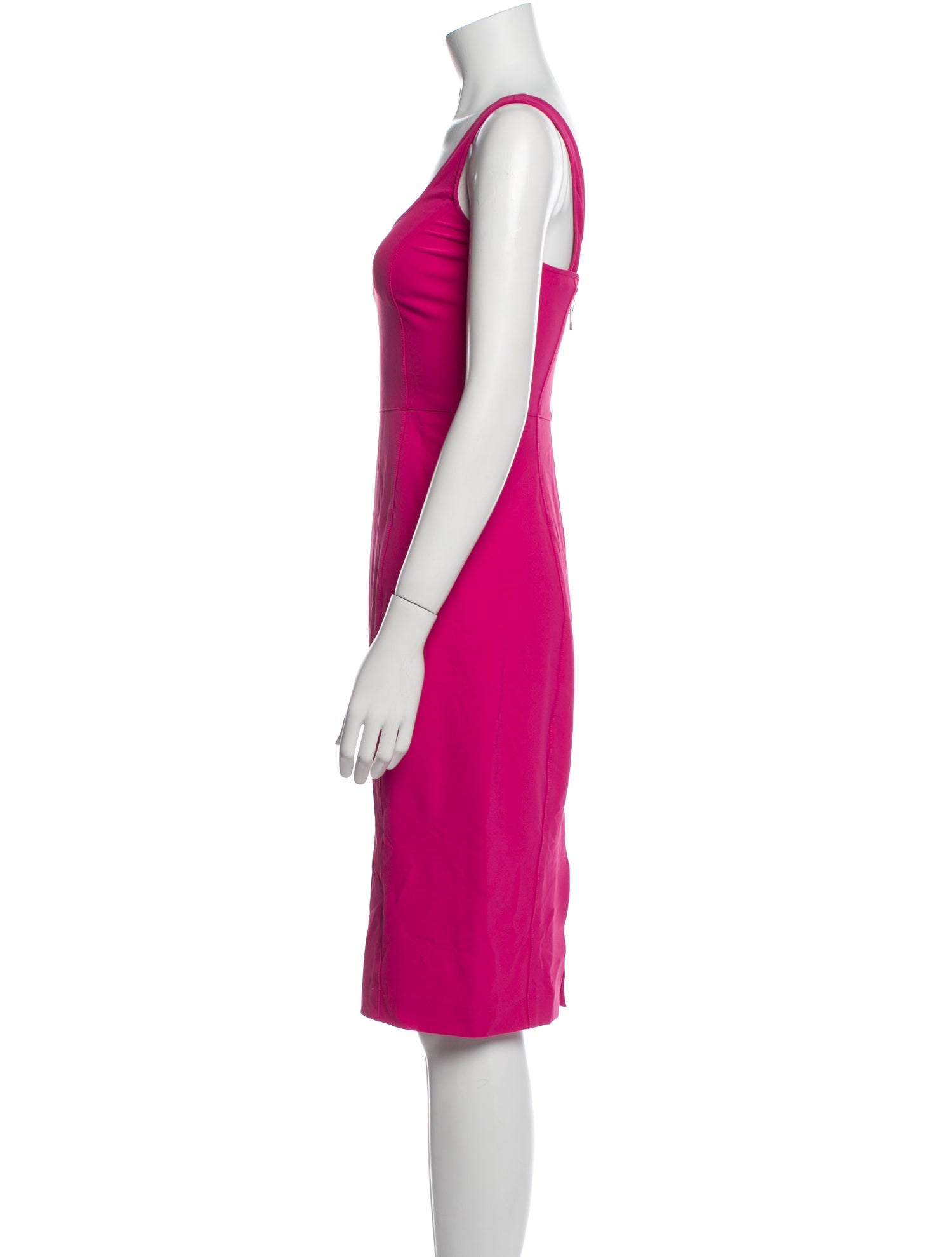 Veronica Beard Scoop Neck Knee-Length Dress