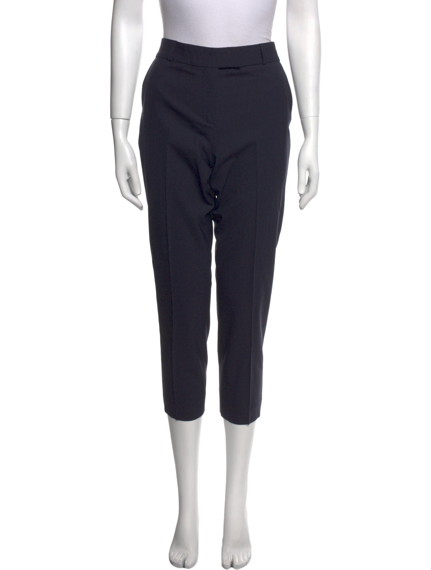Veronica Beard Virgin Wool Straight Leg Pants