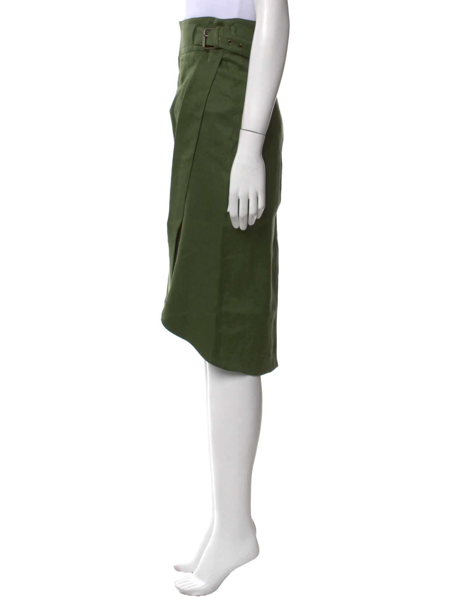 Veronica Beard Linen Midi Length Skirt